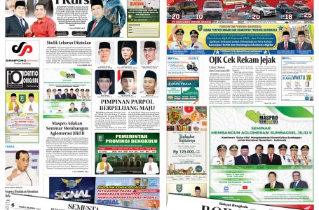 Rakyat Bengkulu 16 April 2022